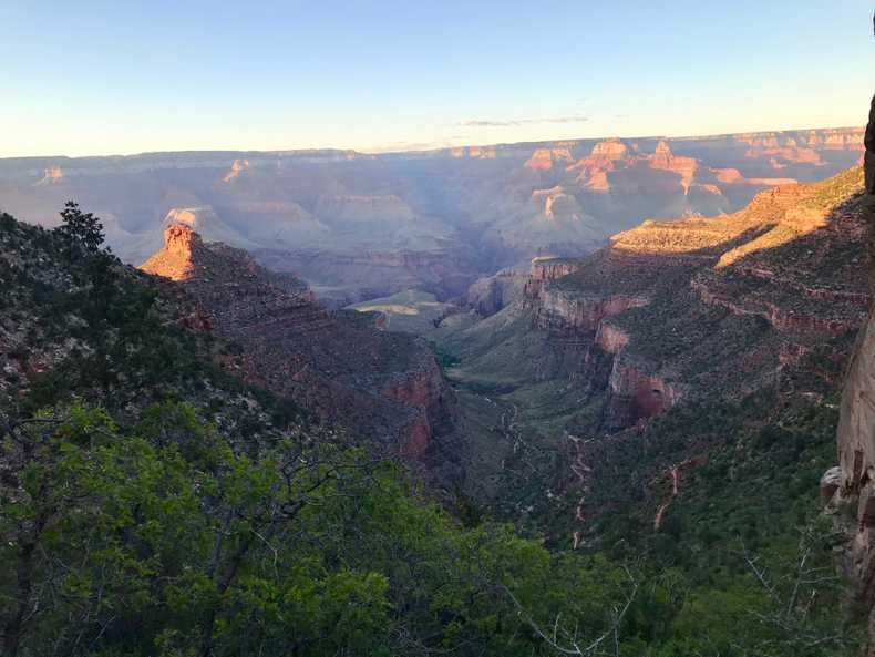 Switchbacks from the south side